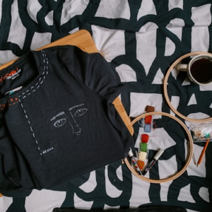 Nerdy Cat Embroidery Patch